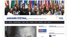 Desktop Screenshot of jaromirstetina.cz